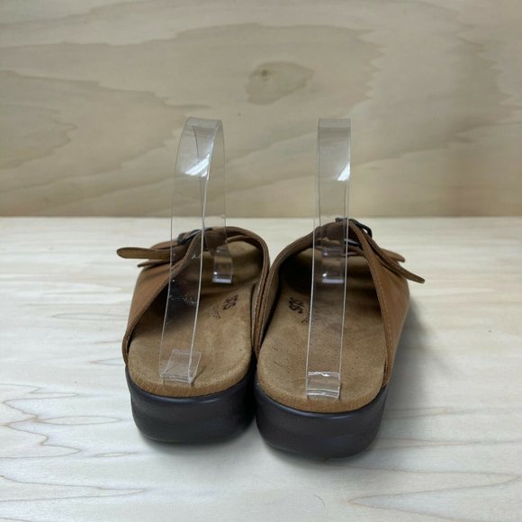 Sas Tripad Comfort Womens M9592966 Leather Buckle Brown Slide Sandals Size 10 N - Picture 4 of 8